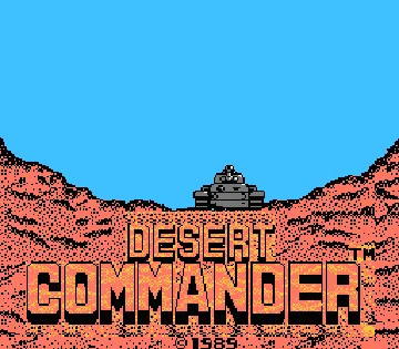 Desert Commander (USA) screen shot title